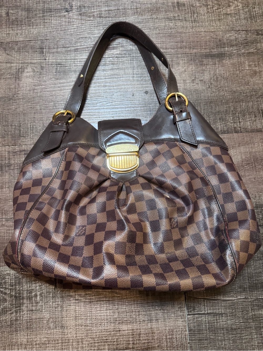 Louis Vuitton Damier Ebene Sistina GM shoulder bag - Picture 15 of 16